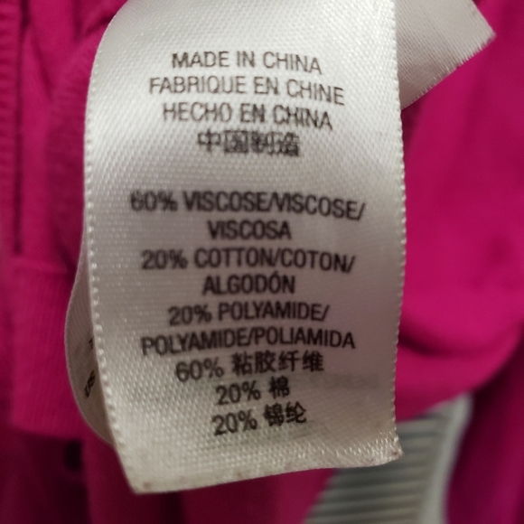 Juicy Couture Cardigan Pink Red V-neck Sweater Gold Buttons Sweater M - Picture 10 of 16